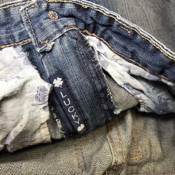 Lucky Brand Blue Jeans boys 18 Billy Straight midrise stretch 5 pocket Denim - Picture 8 of 12